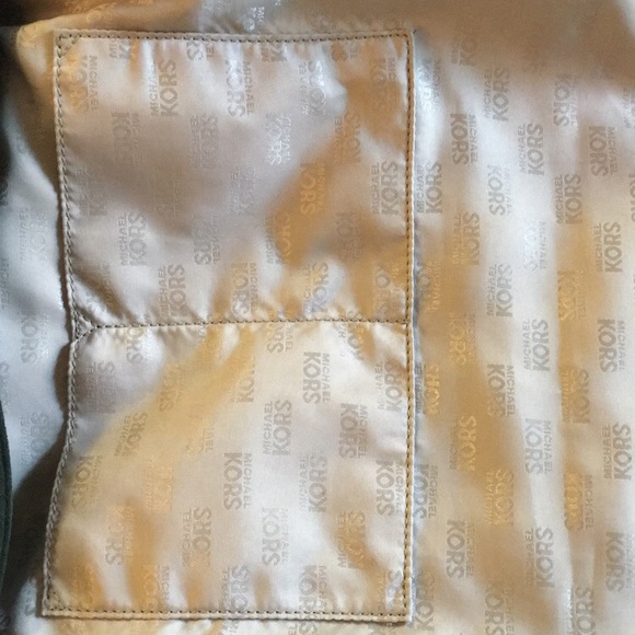 Michael Kors Forest Green Suede Satchel - Picture 6 of 6